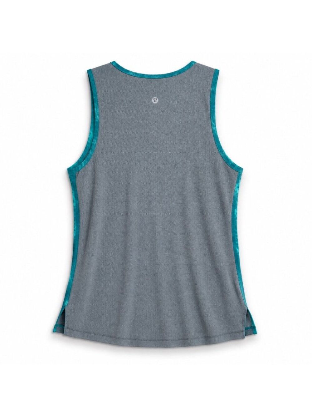 Lululemon Mesh Tank Top Size 6/8 Blue Gray Sleeveless Athletic Top